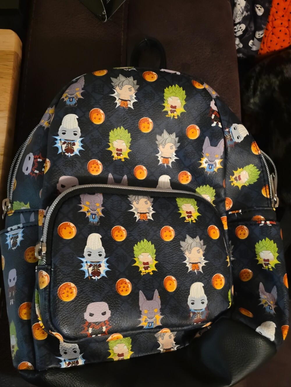 NWT Dragon Ball Super Mini Backpack Funko Pop Anime Characters Goku Broly Beerus